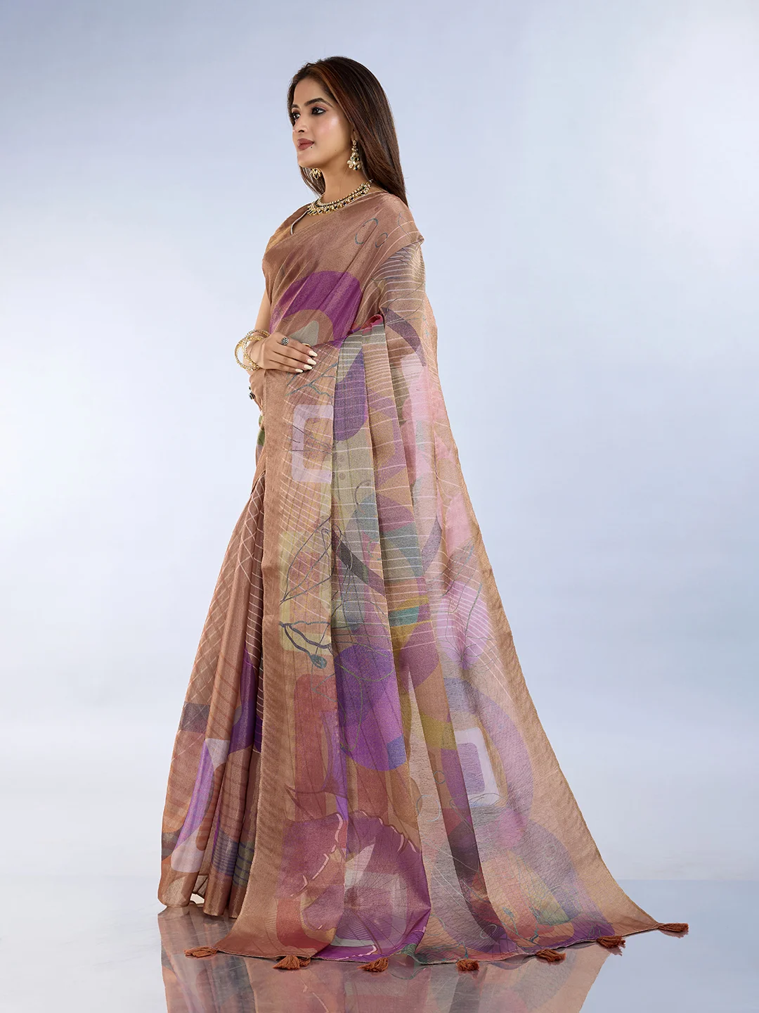 Handloom Linen Saree